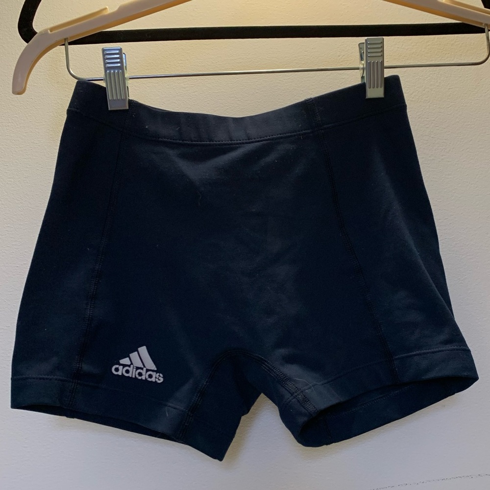 Navy adidas shorts